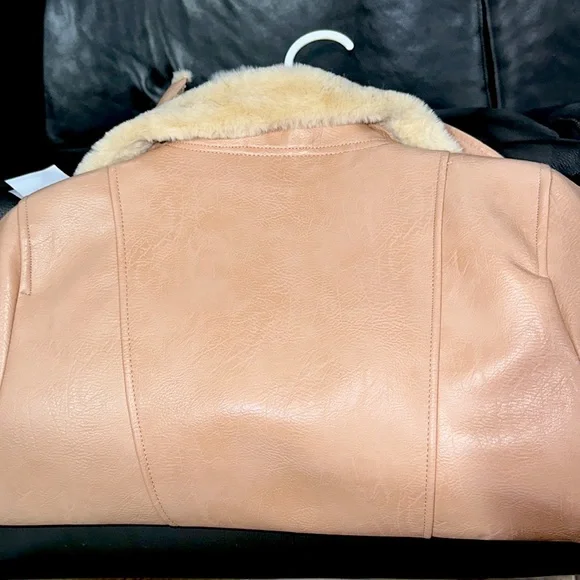 Zara Girls Youth Size 10 Leather Jacket - Picture 10 of 10